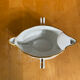 Double sauce boat antique pillivuyt fat lean porcelain white