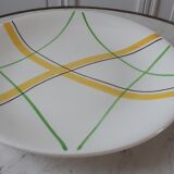 Round dish Gien model Sarabande years 50-60
