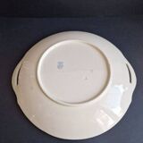 Vintage dish with handles, Badonvillier ceramic