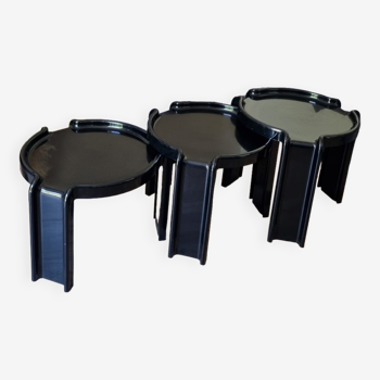 Nesting tables by Giotto Stoppino for Kartell