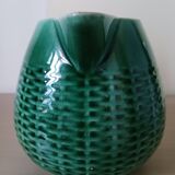 Vintage earthenware pitcher.