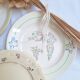 Henriot flat plates, Céranord, Sarreguemines Digoin