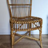 Chaise en rotin