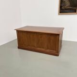 1950s walnut counter or desk