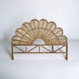 Handmade wicker headboard