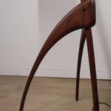Rispal floor lamp known as "Praying Mantis" in teak, 1960
