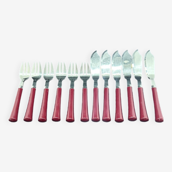 Chabanne fish cutlery for 6 people