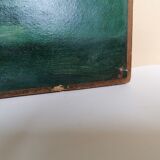 Old painting bouquet of flowers