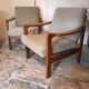 Walter Knoll Vintage Scandinavian Armchair Pair