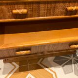 Chest of drawers rattan bamboo