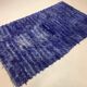 Antique Turkish Shabby Wool Rug 200x125 cm Blue, shabby chic, shaggy, shag pile
