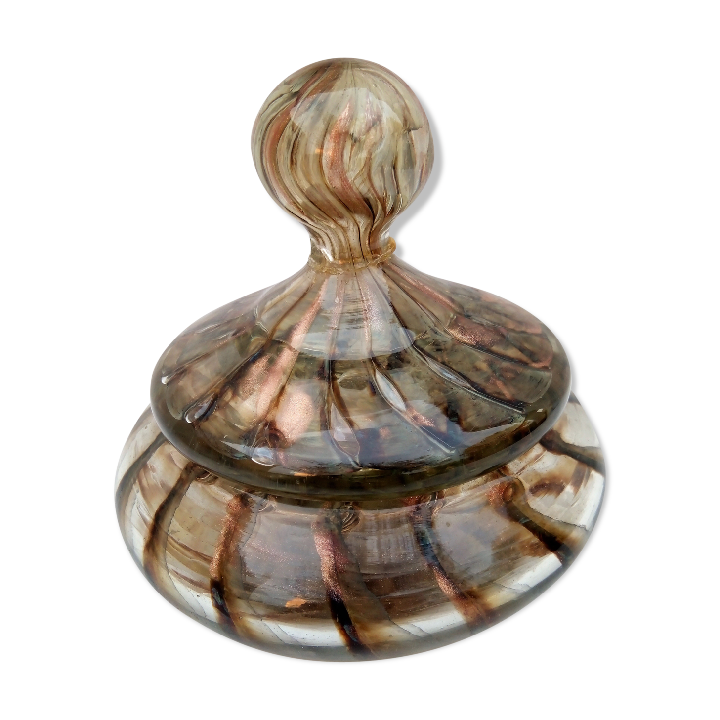Jar covered with Murano glass in the 50s