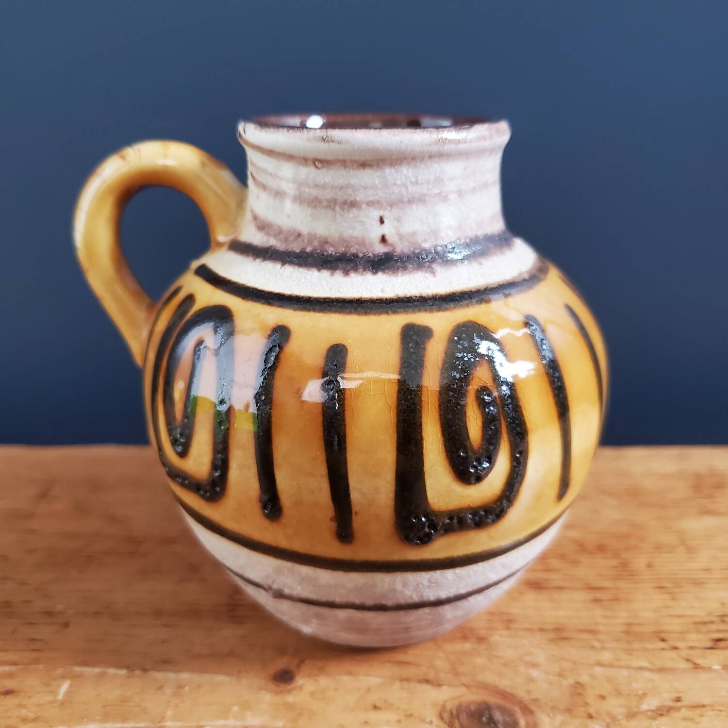 W. Germany ceramic ball vase