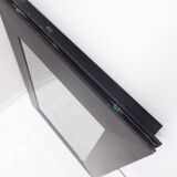 Infinite mirror with black metal frame - Italy