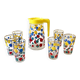 Vintage orangeade set, BVB France, 1970s
