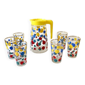 Vintage orangeade set, BVB France, 1970s