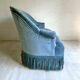 Banquette Crapaud velours bleu