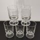 Lot de 6 verres à vin cavalier Luminarc transparent vintage