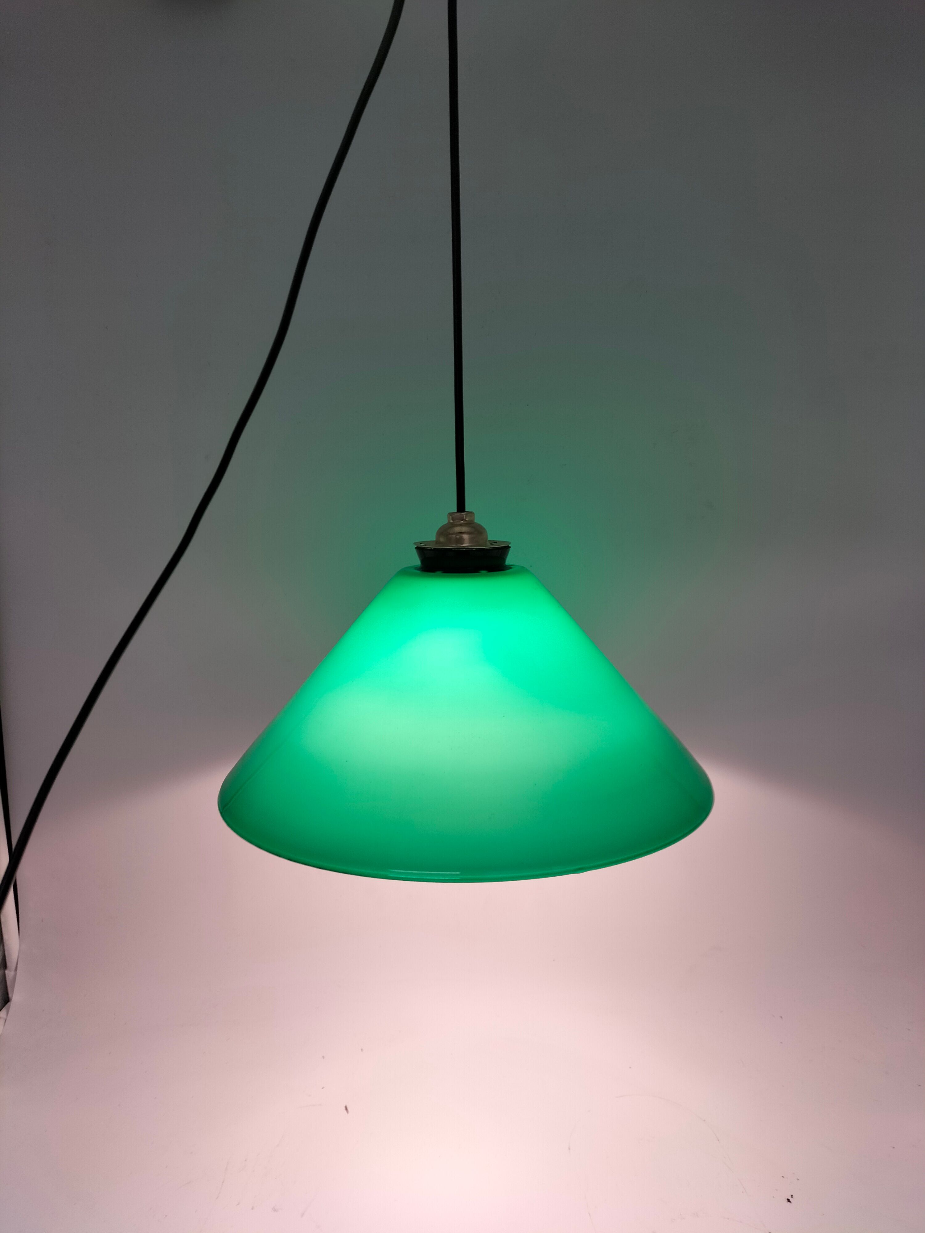 Green opaline pair