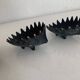 Vintage 1950s hedgehog ashtrays by Walter Bosse for Hertha Baller
