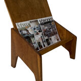 Vintage Bin Standing Magazine Rack Record Holder