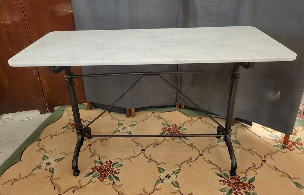 Marble bistro table