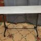 Marble bistro table