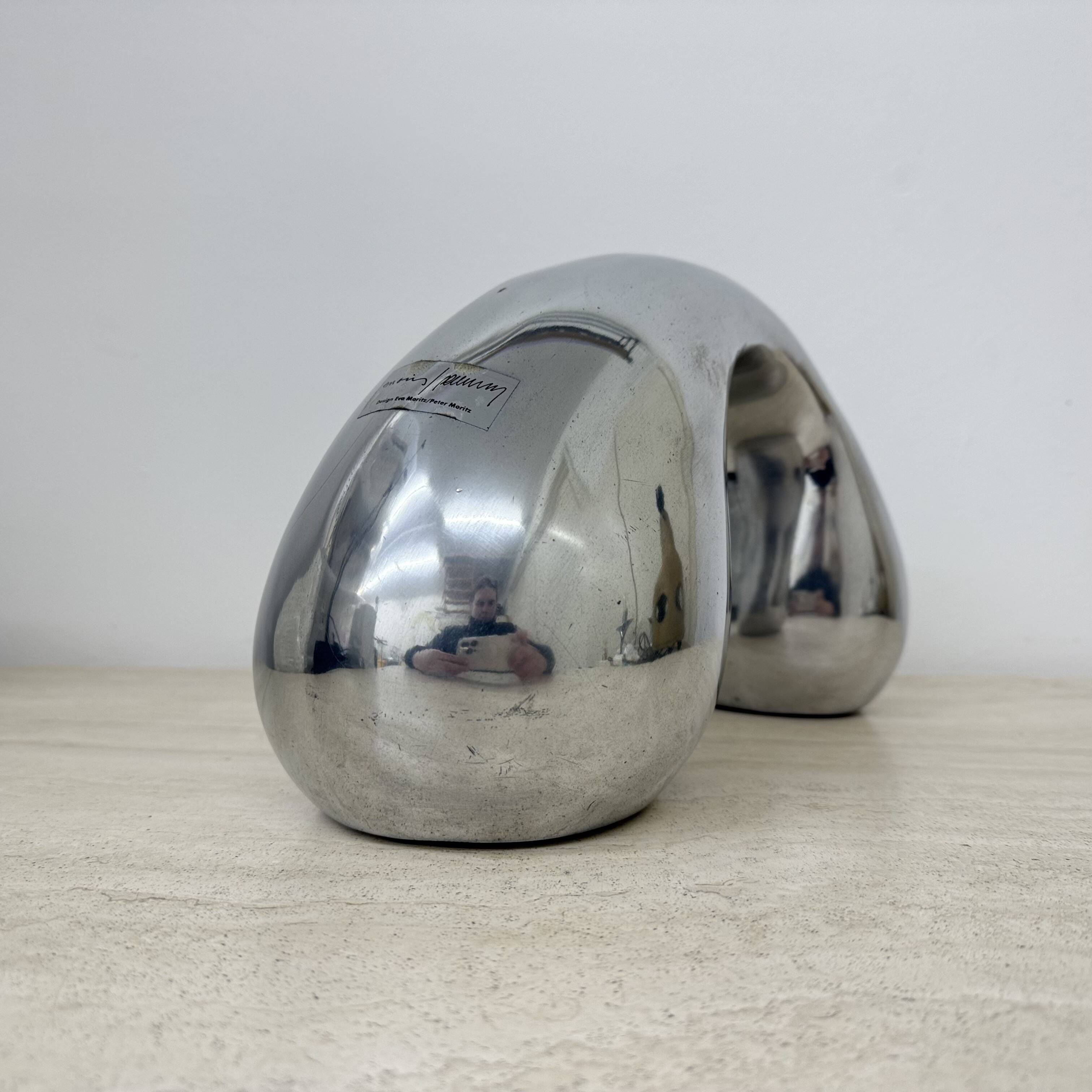 Biomorphic Sculpture Object in Aluminum by Eva & Peter Moritz for Ikea, 198