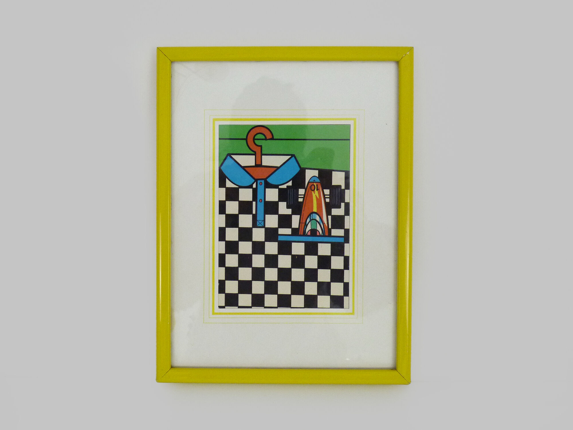 Set of 4 illustrations, advertising series shirt, polo. Provider. Pascal Pinet. Year 80