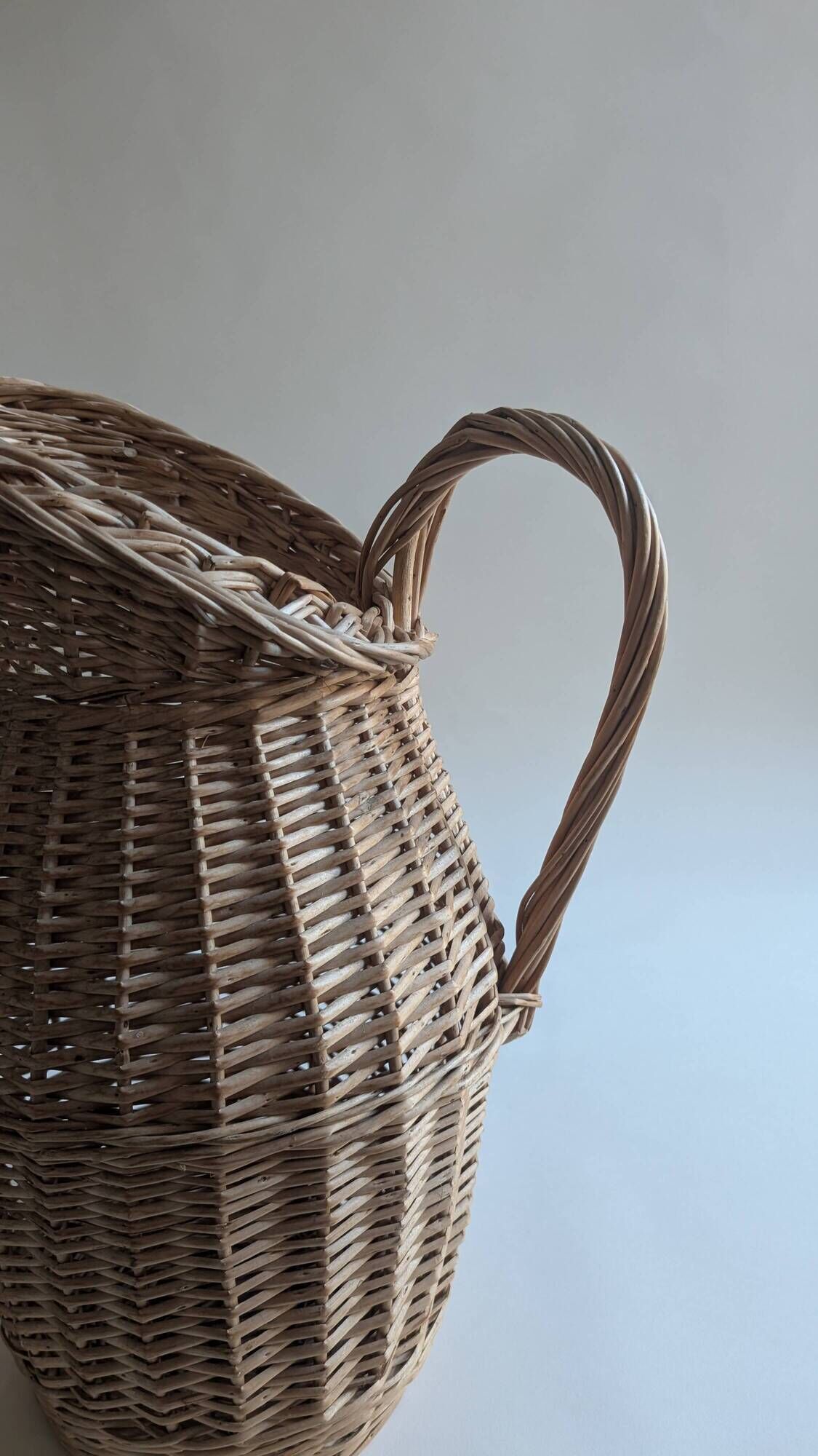 Large wicker jug