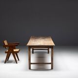 Rustic Primitive Farmhouse Dining Table, France, 19th Century