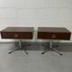 Paire de chevets vintage Palissandre de Rio