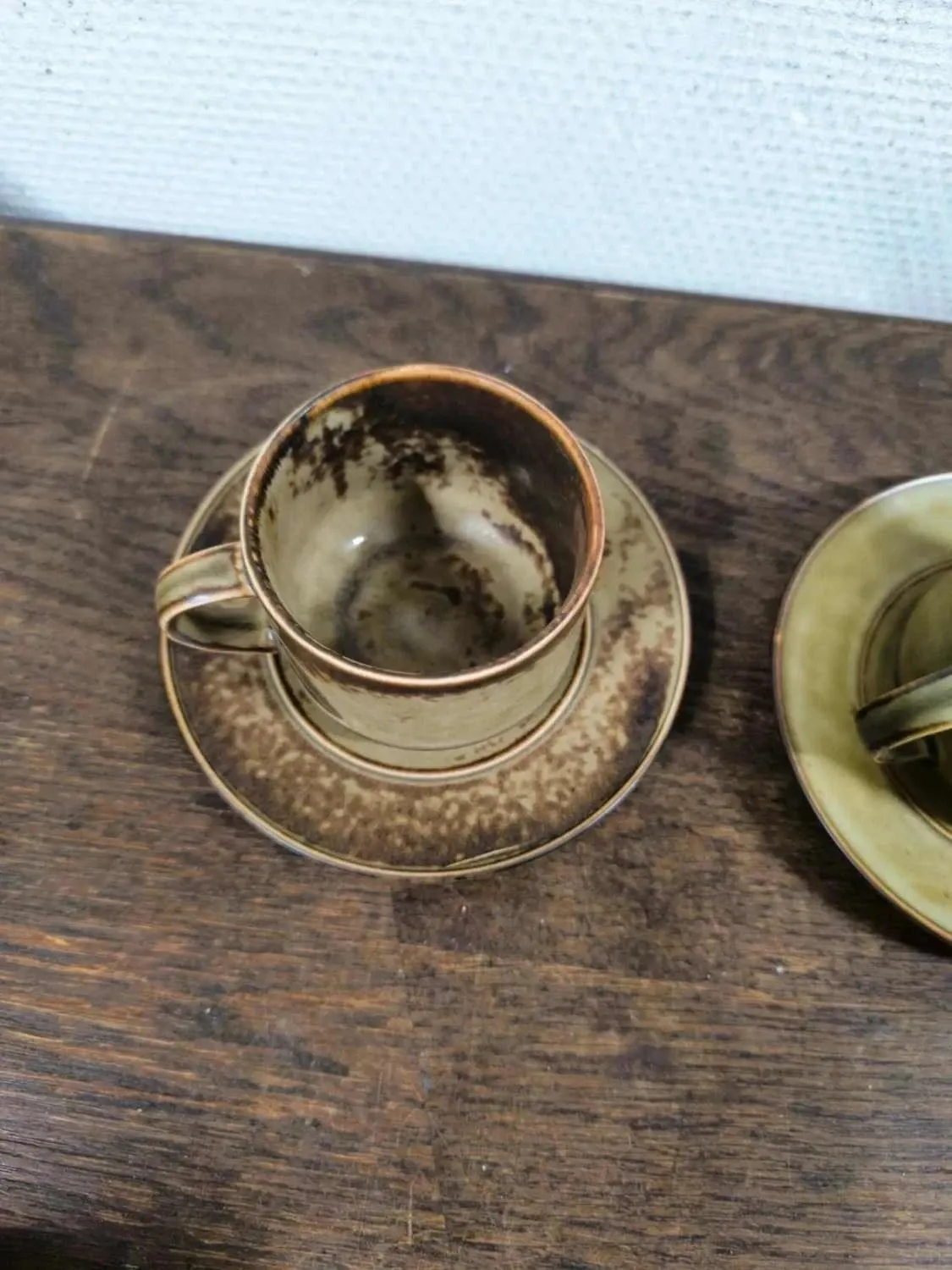 Set of 2 mugs + saucers Langenthal