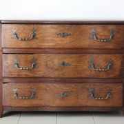 Chest of drawers country crossbow in oak xxth century