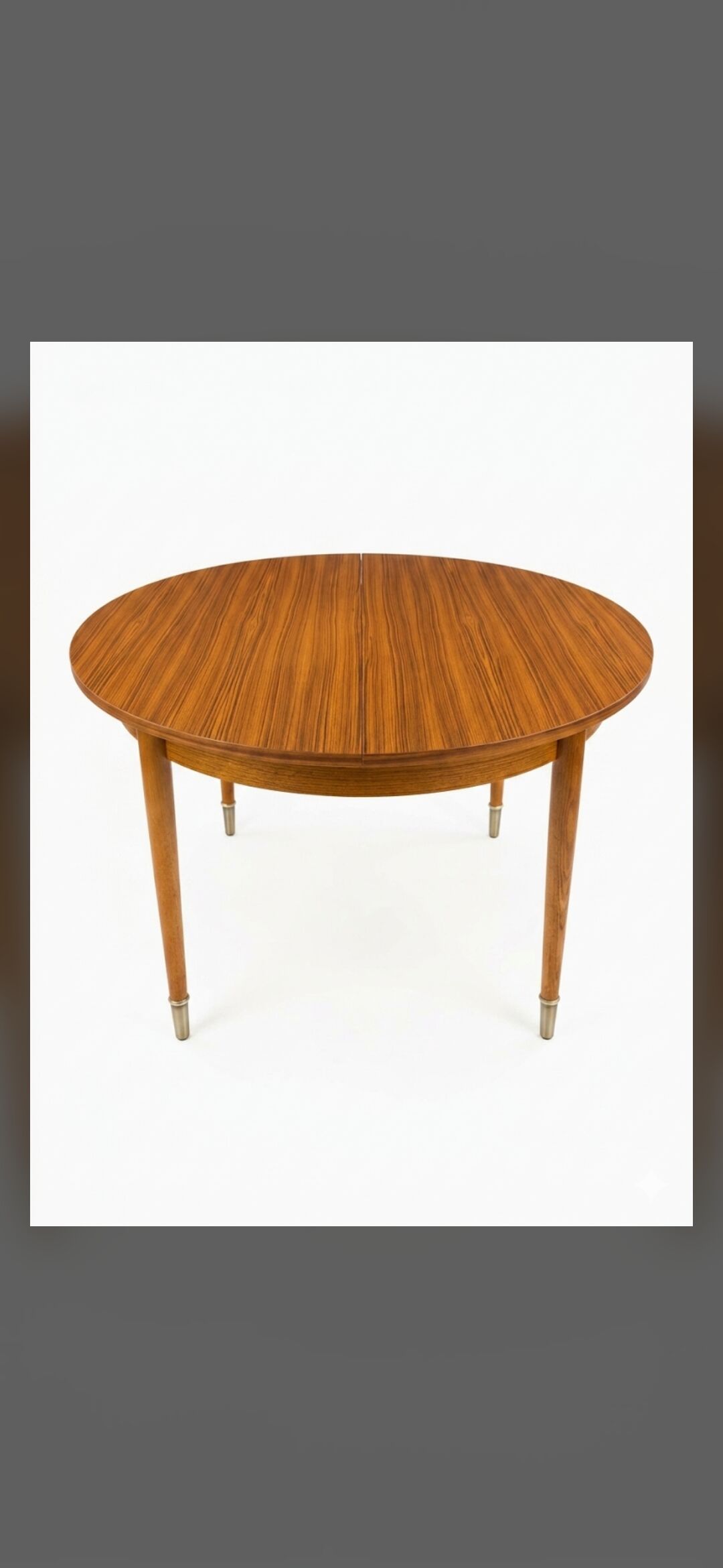 Table scandinave extensible en teck des années 60