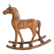 Cheval à bascule vintage artisanal