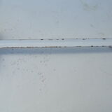 Vintage white enamelled ladle