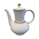 Théière blanche et dorée Bavaria