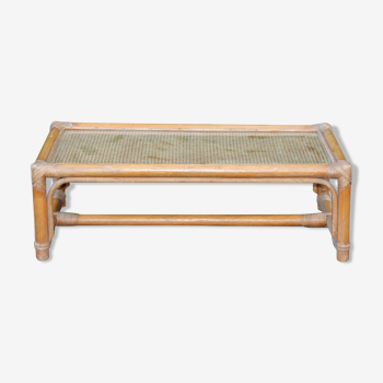Canning rattan coffee table