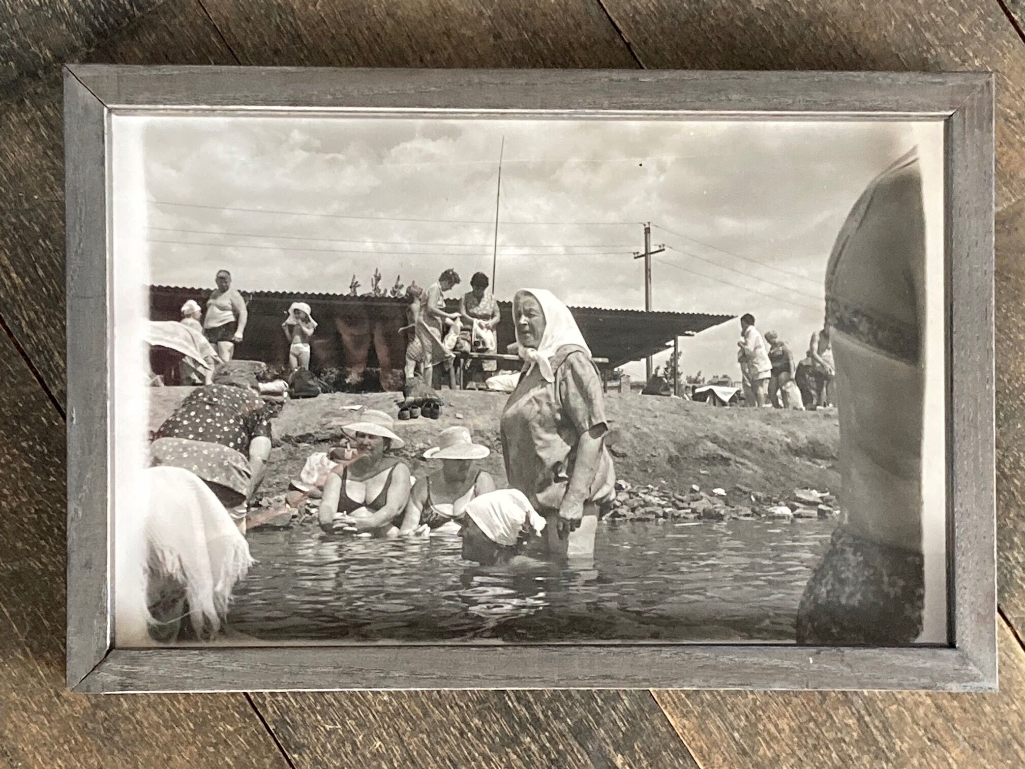 Vintage photograph by Boris Mikhailov from the Salt Lake series