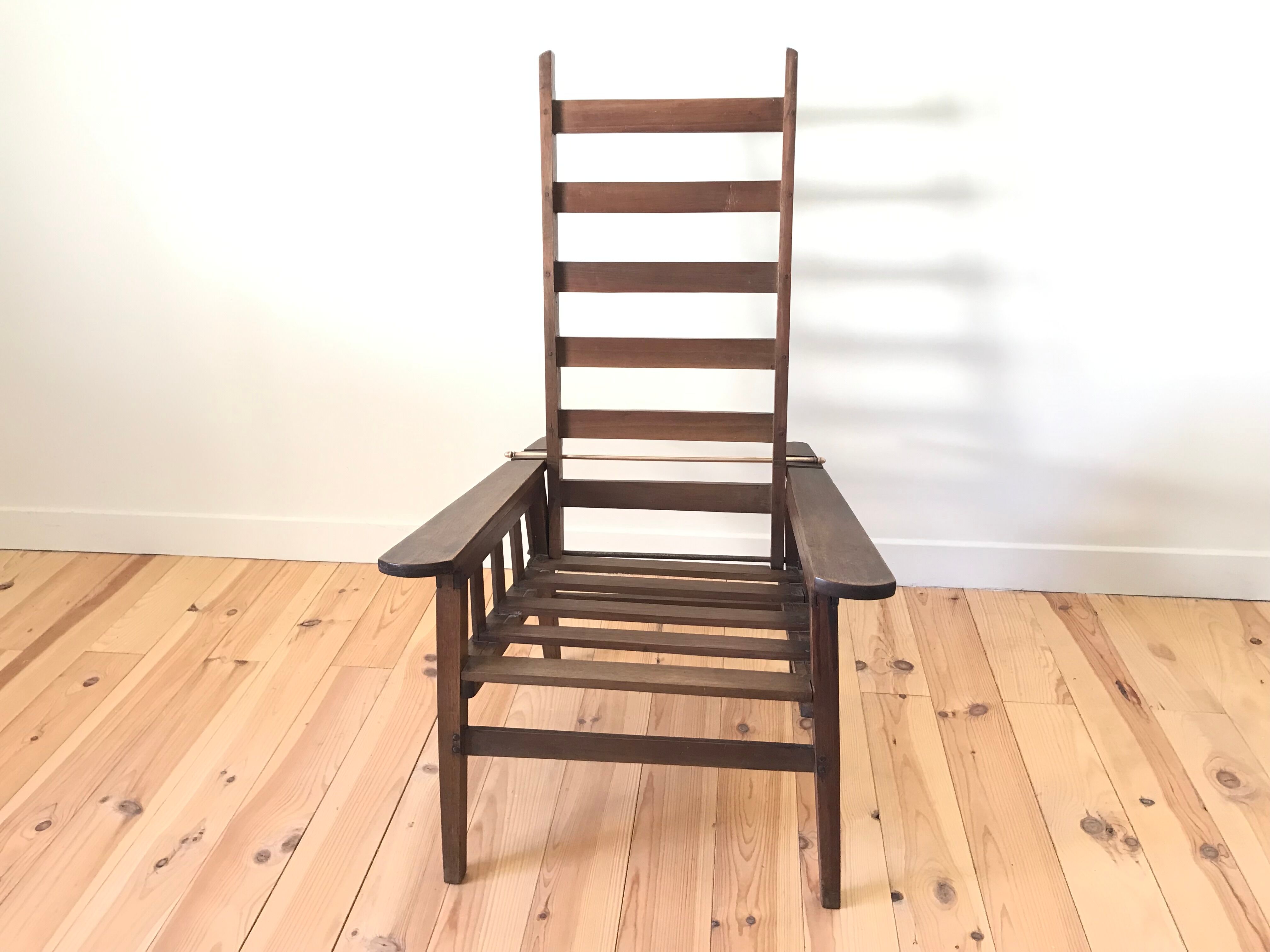 Fauteuil Morris Arts and Crafts vers 1930