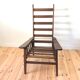 Fauteuil Morris Arts and Crafts vers 1930