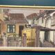 Huile sur toile originale suédoise – « Rue urbaine » par Gunnar Svensson