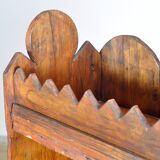 Armoire Wabi Sabi en hêtre, vers 1800