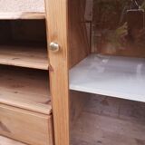 Meuble ancien pin asymétriques
