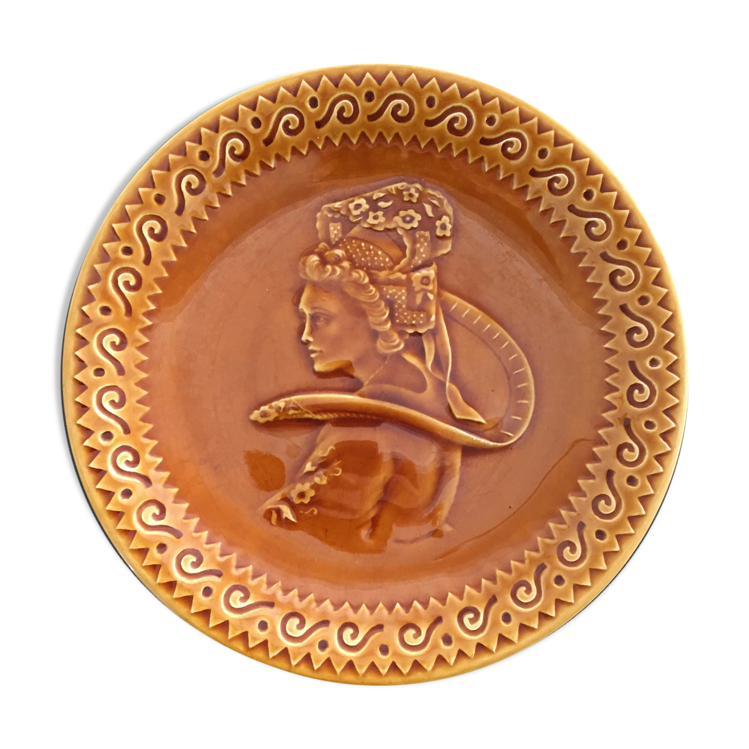 Breton decor slip plate