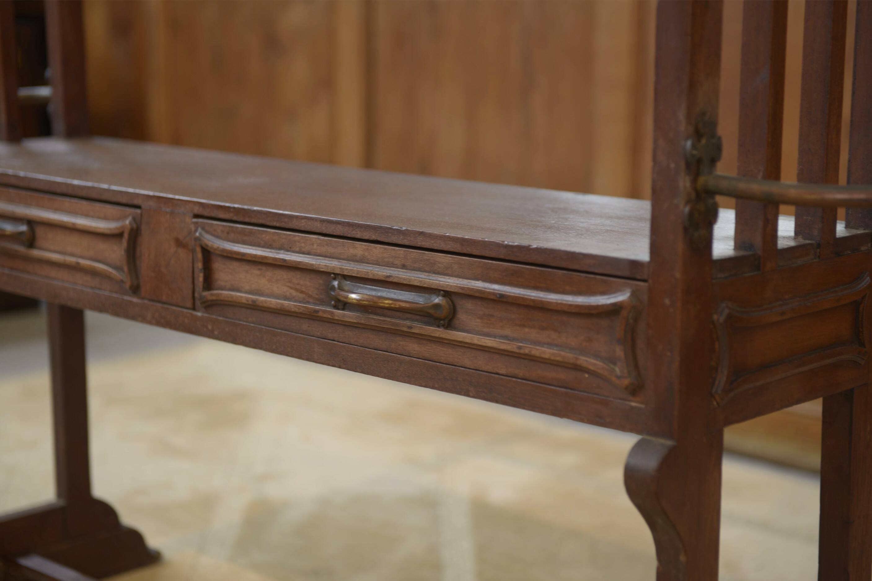 Mahogany cabinet Art Nouveau 1900s