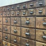 Early 20th century fir craft furniture with 66 drawers