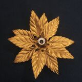 Mid-Century Florentine gold-plated ceiling light by Hans Kögl, 1960s