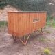 Buffet en rotin vintage 1950